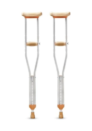 Medikaltec Wıngmed Lüks Krem Koltuk Değneği Pimli Çift - Beden: L W 1123-l