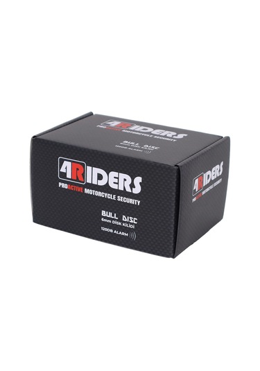 4riders Bull Disc 6mm Alarmlı Disk Kilidi