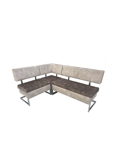 Köşe Takım Mutfak C Loca Model Metal Çelik Nikelaj Iskelet Kalite Beyaz