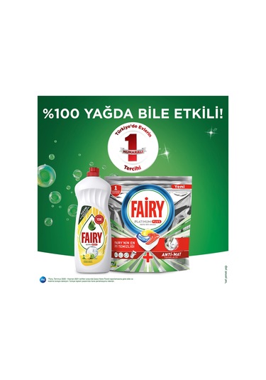 Fairy Platinum Plus Bulaşık Makinesi Deterjanı 3 x 75 Tablet