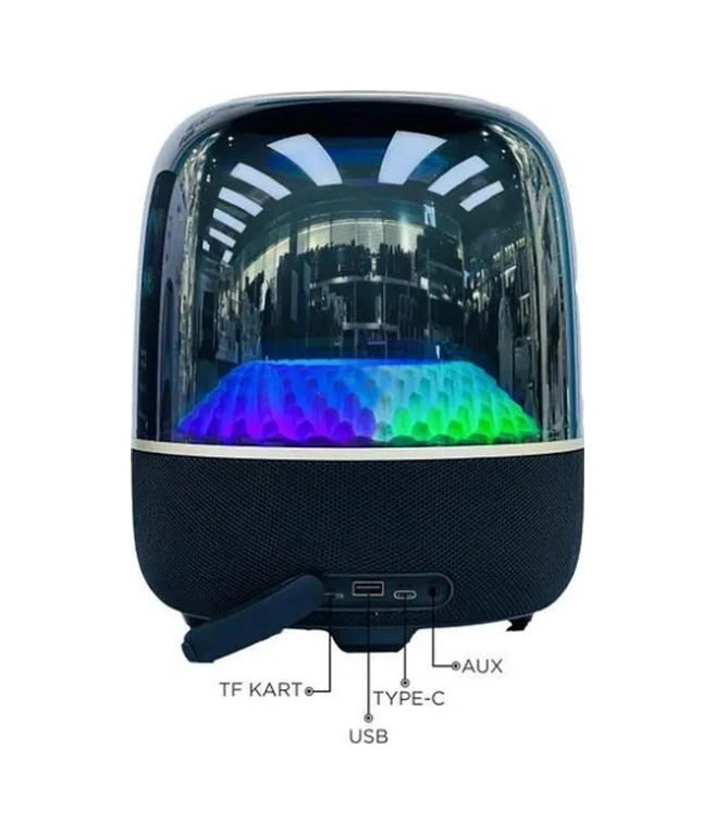 River World Bluetooth Hoparlör Kablosuz Taşınabilir Siyah