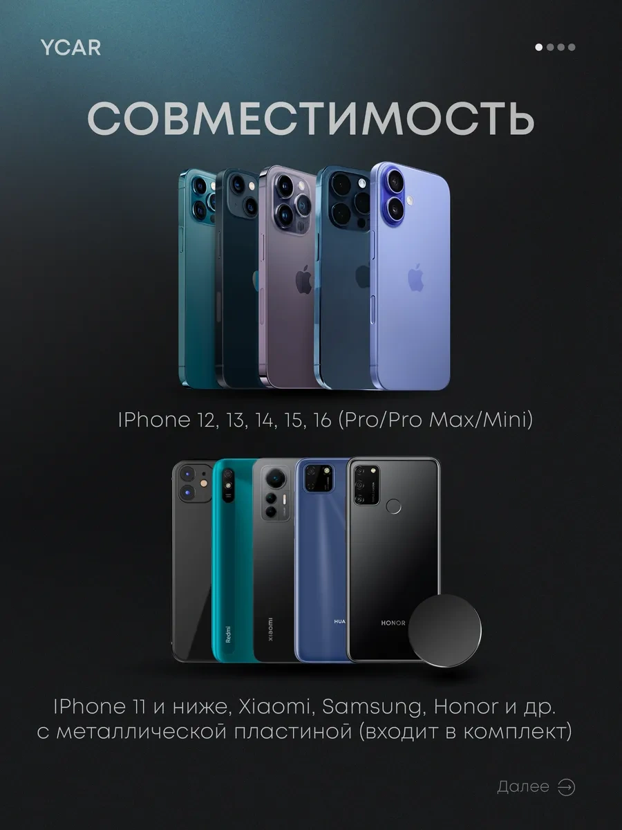 Ycar Şarjlı Araba Telefon Tutucu 248254995 Siyah