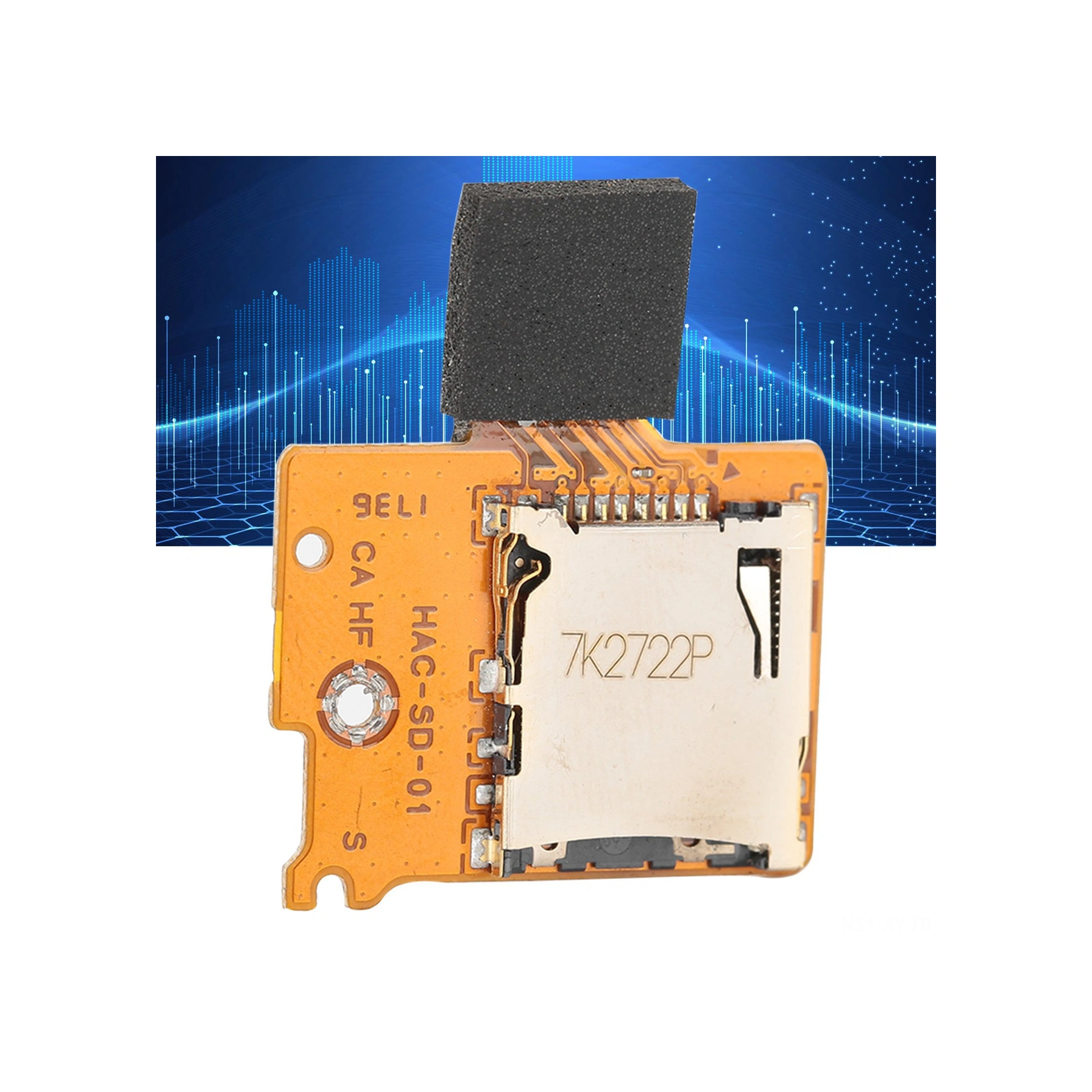 Shineyee Switch Lite Konsolu İçin Hafıza Kartı Okuyucu Konnektörü - Yüksek Kaliteli Metal+abs Tam Uyumlu Tamir Parçası