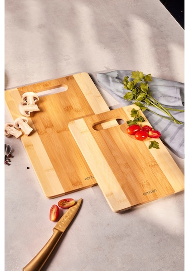Emsan Bambu Lupin 2'li Kesme Tahtası