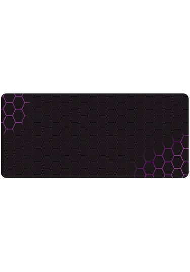 Cbtx 400x1000x3mm Kaymaz Kauçuk Mouse Pad Şık Petek Desenli Masaüstü Mat - Stil 17