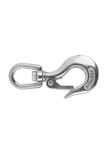 Tenfowee 304 Paslanmaz Çelik 360 Derece Döner Yük Kanca, 150kg Yük Kapasitesi, Mühendislik Vinçleri İçin Dayanıklı Güvenli Asma Aracı