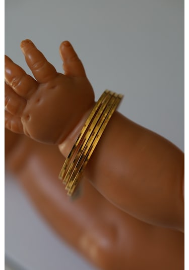 Yenigün Kuyumculuk Yatırımlık Dörtlü Çocuk Ajda Altın Bilezik