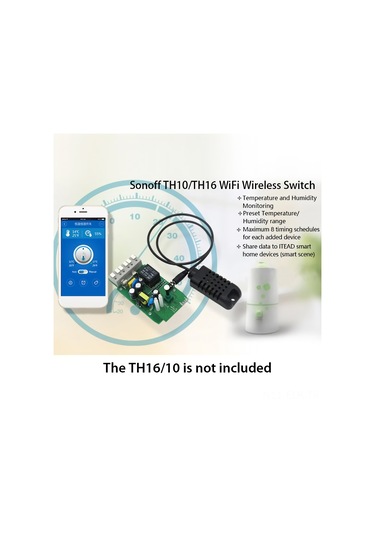 Xindoker Am2301 Sıcaklık Ve Nem Sensörü İle Akıllı Cihaz Kontrolü, Ewelink Uyumlu, Th10/th16 İle Kullanım
