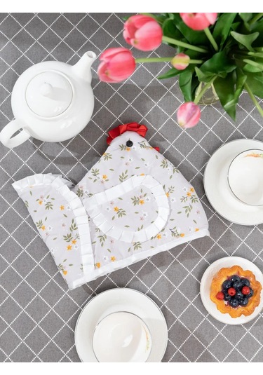 Rukavica Çaydanlık İsıtıcısı/kapak "tavuk" 403692114 Gri