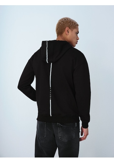 LOFT Oversize Erkek Sweatshirt Lf2036919 Q1.v1 Siyah