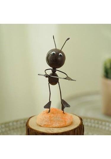 Minyatür Heykel Narin Hediyeler Demir Güzel Canlı Görüntü El Yapımı Mini Okuma Karınca Dekorasyon Ev Dekor E