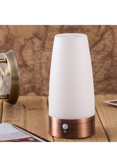 Dofolink Dairesel Hareket Sensörlü Led Lambası - Yatak Odası Gece Lambası, Bar Ambiyans Işığı, Sürekli/algılama Modu, 3aaa Pil Beslemeli Pil Yok Diğer