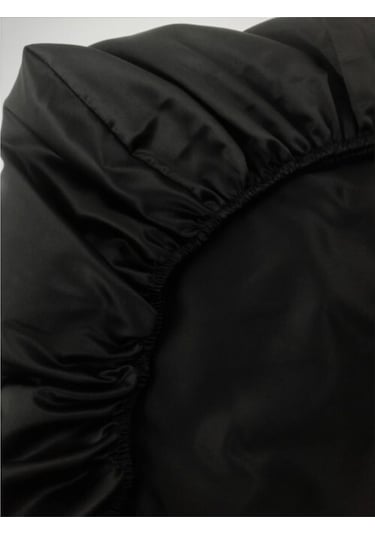 120 Lik Penye Lastikli Çarşaf 120 200 Cm Siyah Siyah