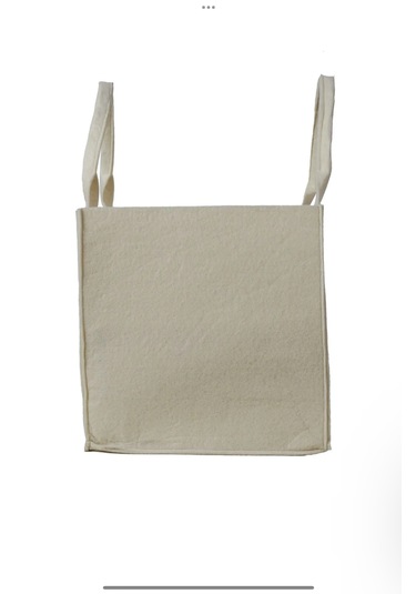 Krem Çok Amaçlı Keçe Organizer Dolap İçi Düzenleyici Kulplu Eşya Krem