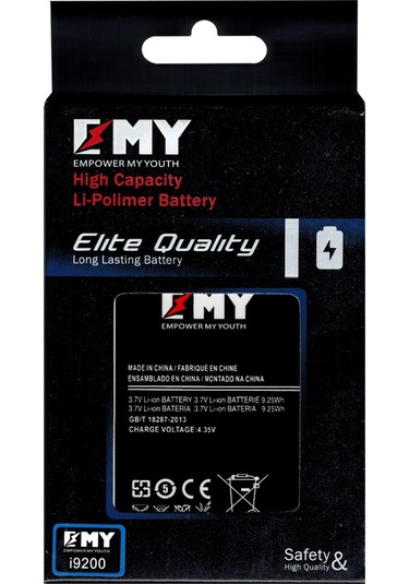 Samsung Galaxy Mega İ9200 Uyumlu Emy Batarya B700bc