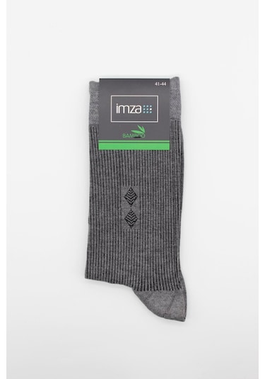 Gri Bambu Desenli Çorap 1060245105 Gri