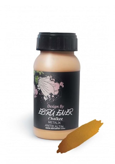 Ebru Ener Metalik Boya Antik Altın 250 Ml.