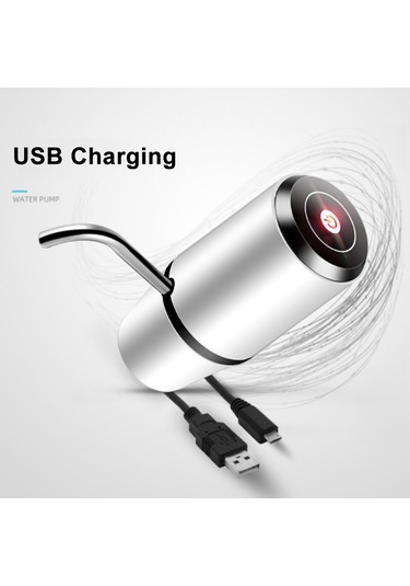 Leezsing Elektrikli Otomatik Pompa Dağıtıcı Su Şişesi Pompası Usb Şarjlı İçme Suyu Pompası Dokunmatik Kontrol Ev Ofis İçin