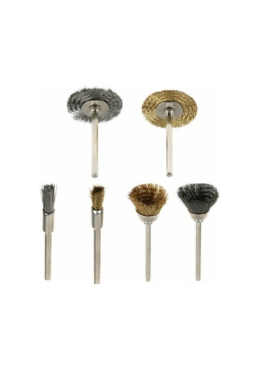 Pazly 36 Adet Paslanmaz Çelik Ve Bakır Tel Fırça Seti - Metal Cilalama Ve Taşlama Fırçalar