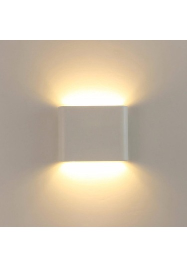 Homyl Kare Led Duvar Lambası Aplik Koridor Beyaz-sıcak-ışık Beyaz Sıcak Işık