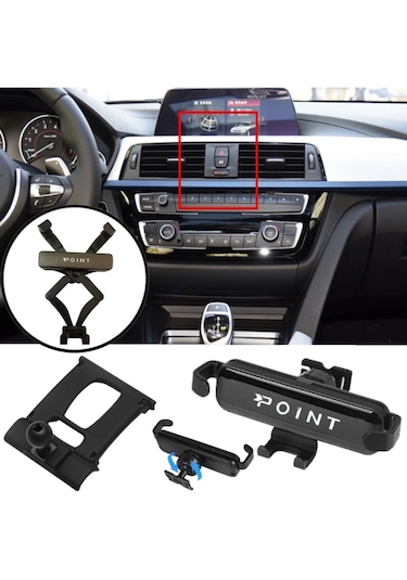 Bmw 3 Kasa 3.20d Xdrive Araca Özel Cep Telefon Tutacağı Robotik Oynar Başlık 2013 - 2018 Profesyonel
