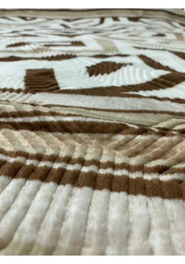 Aksu Tek Kişilik Battaniye Çantali Kahve