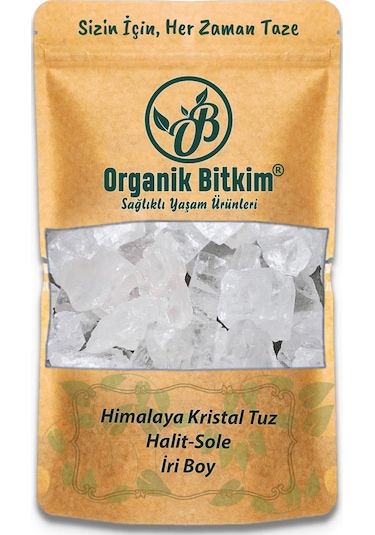Organik Bitkim Halit Sole Himalaya Tuz Kristal 2000 G