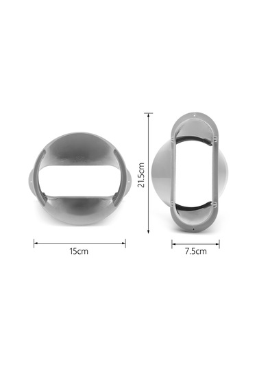 Taşınabilir Klima Egzoz Hortumu Bağlantısı İçin 6 İnç Pencere Adaptörü