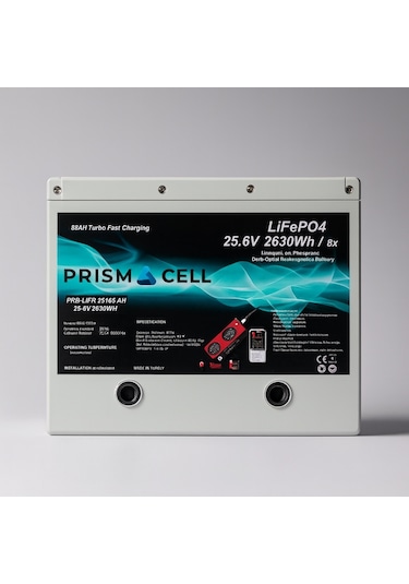 Prismacell 25.6v 105ah Lifepo4 Akü Solar & Marin