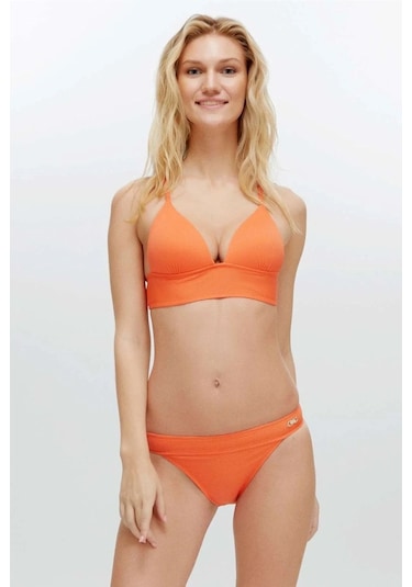 U.S. Polo Assn. Kadın Kiremit Bikini Takım Kiremit