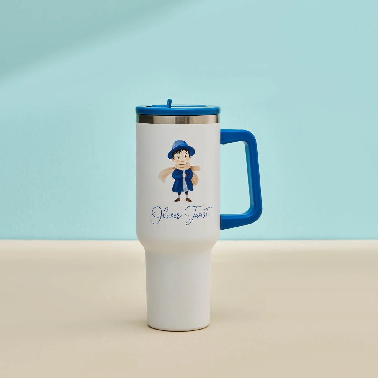 Karaca Star Hero Twist Çelik Sızdırmaz Termos Mavi 1150 Ml Mavi