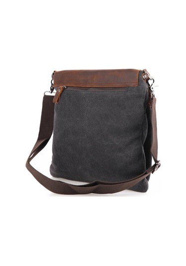 Ççs 31350 Kanvas Postacı Çantası-black Siyah