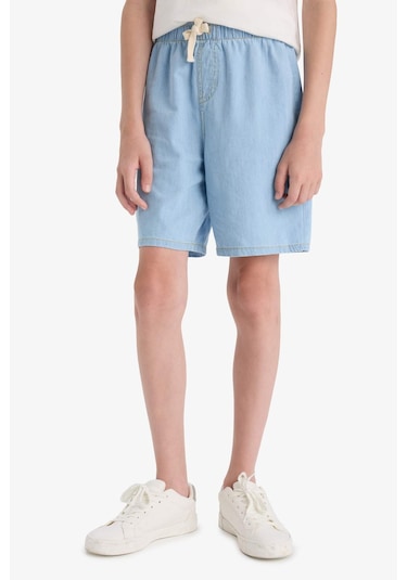 Defacto Erkek Çocuk Jean Şort D8575a825smnm39 Mavi