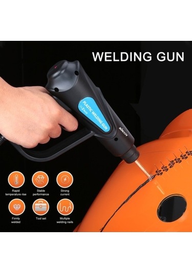 Pazly Zımba Tampon Tamir Takımı Siyah Sıcak Plastik Makinası Kaynak Araba 70w İy