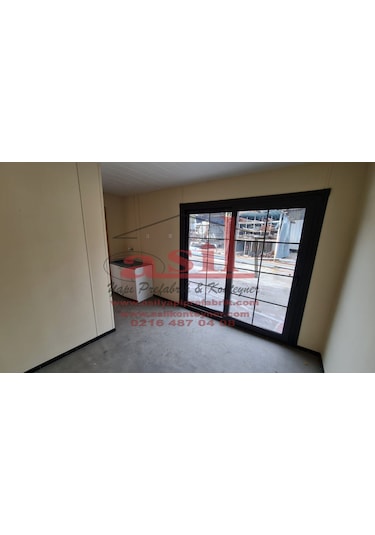 21 M² 1+1 Ahşap Desen Betopanlı, Römorklu Tiny House Konteyner