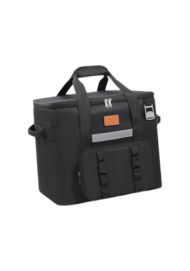 Suntek Serin Çanta Yetişkinler Sıcak Soğuk Gıda Termal Siyah Siyah