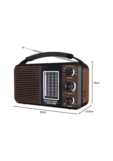 Magicvoice Usr11 Portatif Analog Radyo Fm-usb-sd/mmc-aux 88-108 Fm Frekans Aralığı