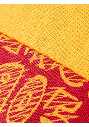 Gsstore Galatasaray Bebek Hoodie B252034 Sarı - Kırmızı