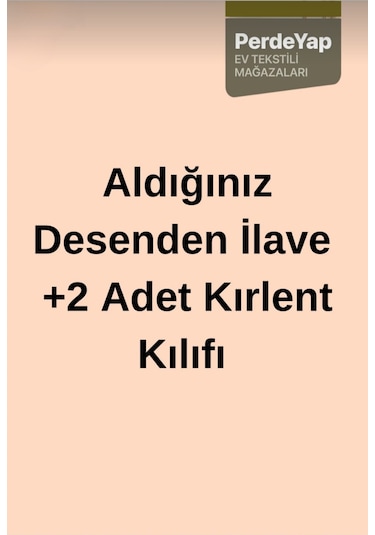 2'li Dekoratif Kırlent Kılıfı Aldığınız Desenden İlave