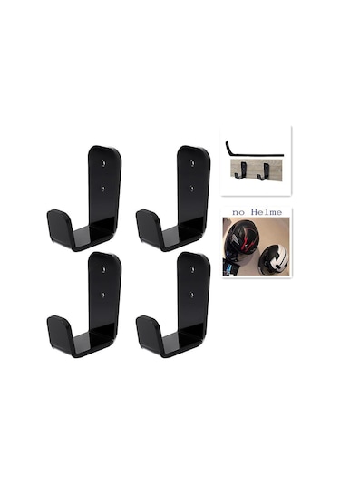 Adet Hokey Sopası Ekran Tutucu  Golf Sopası Ekran Rafı, Hokey Sopası, Ev Duvarı İçin Yatay Askı Çok Renkli