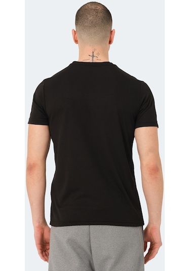 Slazenger READ IN Erkek  Siyah Tişört