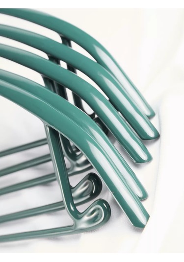 Krucok Dla Mody Kaymaz Metal Kıyafet Askıları 5 Adet 178000935 Yeşil