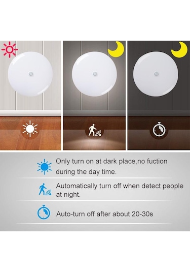 Jms Canmeijia Hareket Sensörlü Led Tavan Işıkları 15w 20w 30w 40w Akıllı Pır Hareke İç Mekan Aydınlatma Led Aydınlatmalar 54350171