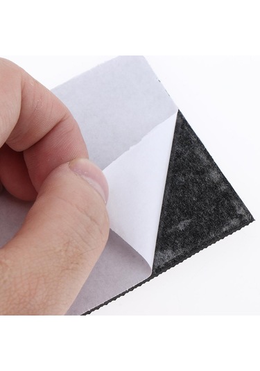 Homyl Kaymaz Kendinden Yapışkanlı Ayakkabı Topuk Tabanı L Siyah