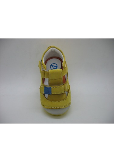 Angelokids Perlina 01102 Doğal Deri Ortopedik Ilk Adım Ayakkabısı 18-21 (422288424) Sarı