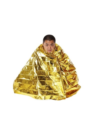 Novahub Yansıtıcı Tekstil Acil Battaniye Hafif Ve Su Geçirmez, Outdoor Sporcular İçin Uygun Çok Renkli