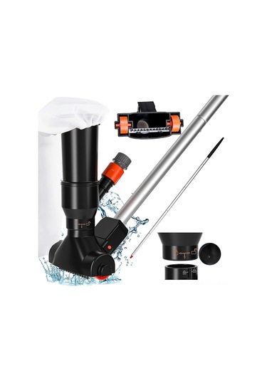 Ranyeek "yer Üstü Havuzu İçin 48'lik Ayarlanabilir Vakumlu Temizleyici - Güçlü Alüminyum Çubuk Ve Kilit Tasarımı"