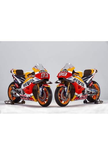 Honda Rcv 213 2021 1/18 Turuncu Model Motosiklet