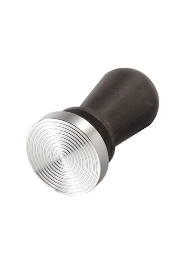 Suntek Kalibre Edilmiş Espresso Tamper Paslanmaz Çelik Taban Çoklu Uyumlu Aksesuarlar 51mm Koyu Kahverengi
