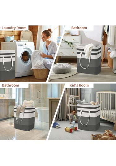 Büyük Çamaşır Sepetleri Su Geçirmez Bağlantısız Çamaşır Sepeti Diğer